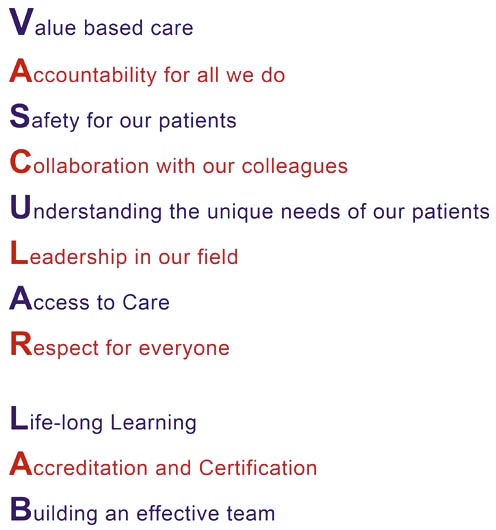 Vascular Lab Mission Statement